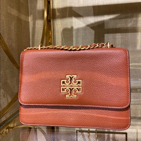 Tory Burch Sumac Britten Small Chain Shoulder Bag - Picture 3 of 10